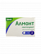 Алмонт таблетки жевательные 5 мг 98 шт. Алмонт таблетки жевательные 5 мг 98 шт.