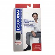 Ergoforma Гольфы для мужчин 322 р.5 Черный с открытым носком