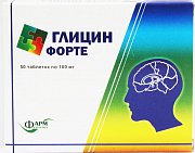 Глицин форте таблетки 50 шт. Фармгрупп (БАД) Глицин форте таблетки 50 шт. Фармгрупп (БАД)