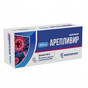 Арепливир таблетки покрытые пленочной оболочкой 200 мг 40 шт.