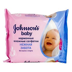 Johnson`s Baby Салфетки влажные Нежная забота 25 шт.