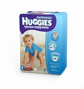 Huggies Подгузники-трусики для мальчиков 4 17 шт.