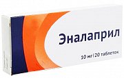 дубльЭналаприл таблетки 10 мг 20 шт. дубльЭналаприл таблетки 10 мг 20 шт.