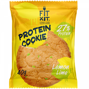 Протеиновое печенье 40г лимон лайм Lemon Lime FIT KIT