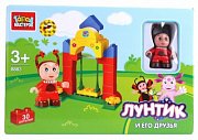 Город Мастеров ВВ-8883-R Конструктор Лунтик И Его Друзья - Мила 30 Деталей