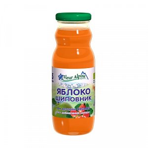 Fleur Alpine Organic Сок Яблоко и шиповник с 5 мес. 200 мл