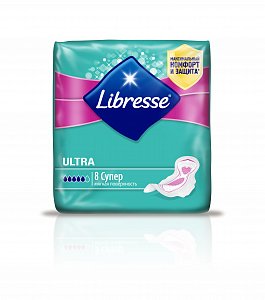 Libresse Invisible Clip Super Прокладки 8 шт.