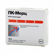 ПК-Мерц таблетки покрытые пленочной оболочкой 100 мг 30 шт. ПК-Мерц таблетки покрытые пленочной оболочкой 100 мг 30 шт.