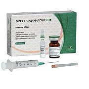 Бусерелин-лонг лиофилизат для приготовления суспензии для внутримышечного введения пролонгированного действия 3,75 мг Ф-Синтез Бусерелин-лонг