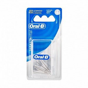 Oral-B Сменные Ершики Interdental для межзубной щетки конический 6 шт.