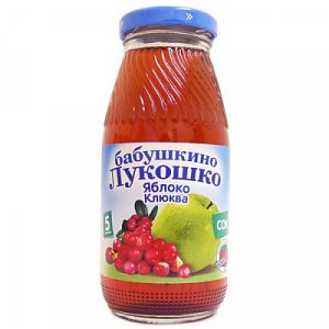 Бабушкино лукошко Сок яблоко и клюква с 5 мес. 200 мл
