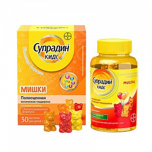 Супрадин Кидс мишки пастилки жевательные  4 г 30 шт. (БАД)