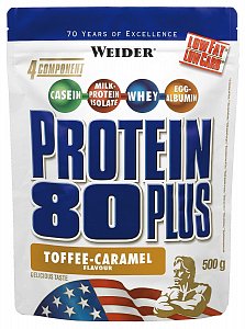 Weider Protein 80+ Ирис-карамель 500 г