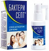 Бактерисепт средство спрей-антисептик для кожи флакон 45 мл