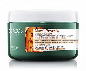 Vichy Dercos Nutrients Nutri Protein Маска восстанавливающая 250 мл