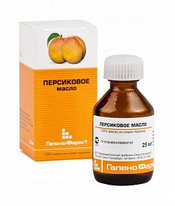 Масло косметическое персиковое флакон 25 мл ГаленоФарм