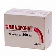 Милдронат капсулы 500 мг 60 шт. Милдронат капсулы 500 мг 60 шт.