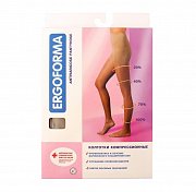 Ergoforma Колготки компрессионные 2 класс компрессии р.5 Черный