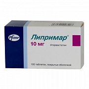 Липримар таблетки покрытые пленочной оболочкой 10 мг 100 шт. Липримар таблетки покрытые пленочной оболочкой 10 мг 100 шт.