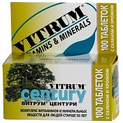 Витрум Центури таблетки покрытые пленочной оболочкой 100 шт.