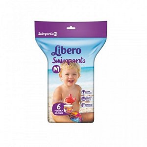 Libero Подгузники-трусики для плавания 10-16 кг 6 шт.