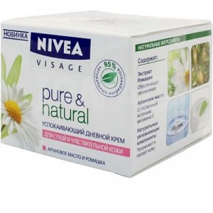 Нивея Pure&Natural Крем дневной увлажняющий 50 мл