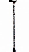 B.Well Трость складная rehab WR-412 Узоры, с регулировкой высоты