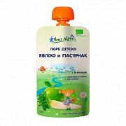 Fleur Alpine Пюре яблоко и пастернак Organic в упаковке, 6 мес. 120 г