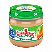 Спелёнок Пюре Яблоко с грушей с 5 мес. 80 г