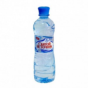 Вода Святой источник минеральная негазированная 0,5 л бутылка ПЭТ