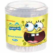 Губка Боб Ватные палочки 200 шт в стакане