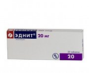 Эднит таблетки 20 мг 20 шт. Эднит таблетки 20 мг 20 шт.