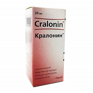 Кралонин капли для приема внутрь гомеопатические 30 мл флакон-капельница