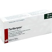 ПегИнтрон лиофилизат для приготовления раствора для инъекций 80мкг 1 шт. шприц-ручка ПегИнтрон лиофилизат для приготовления раствора для инъекций 80мкг 1 шт. шприц-ручка
