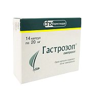 Гастрозол капсулы 20 мг 14 шт. Гастрозол капсулы 20 мг 14 шт.