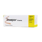 Эсмерон раствор для внутривенного введения 10 мг мл 5 мл флаконы 10 шт.