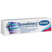 Тромблесс Плюс гель для наружного применения туба 30 г Тромблесс Плюс гель для наружного применения туба 30 г