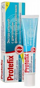 Protefix Крем фиксирующий экстра-сильный для зубных протезов гипоаллергенный 45 г