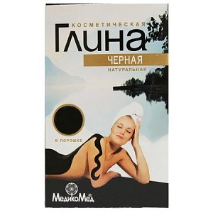 Глина черная косметическая 100 г