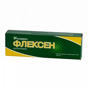 Флексен гель для наружного применения 2,5% туба 30 г