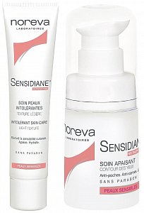 Noreva Sensidiane Набор Уход для чувствительной кожи легкой текстуры 40 мл + Уход для контура глаз 15 мл