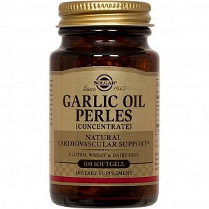 Солгар Чесночное масло перлес капсулы 100 шт. (БАД)