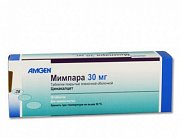 Мимпара таблетки покрытые пленочной оболочкой 30 мг 28 шт. Мимпара таблетки покрытые пленочной оболочкой 30 мг 28 шт.