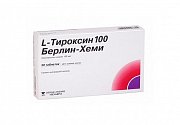 L-Тироксин Берлин-Хеми таблетки 100 мкг 50 шт. L-Тироксин Берлин-Хеми таблетки 100 мкг 50 шт.