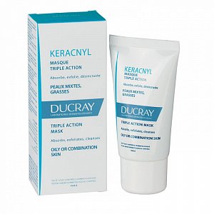 Ducray Keracnyl Маска очищающая 40 мл