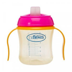 Dr Brown`s Чашка-поильник с мягким носиком 170 мл