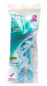 Gillette Satin care Набор одноразовых бритвенных станков для женщин 4 шт.