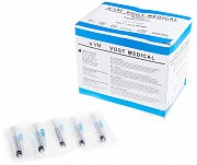 Шприц Vogt Medical 3-х компонентный 5 мл 100 шт. с иглой 21 G 0,8х40 мм Шприц Vogt Medical 3-х компонентный 5 мл 100 шт. с иглой 21 G 0,8х40 мм