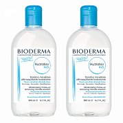 Bioderma Набор Hydrabio H2O Мицеллярная вода очищающая 500 мл 2 шт.