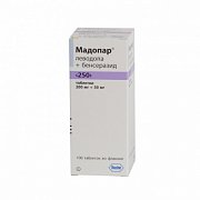 Мадопар таблетки 250 мг (200 мг+50 мг) 100 шт.